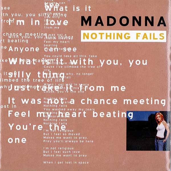 nothing fails madonna