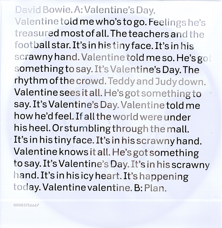 Valentine�s day (picture disc) - Columbia