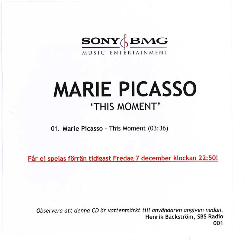 This moment (promo) - Sony