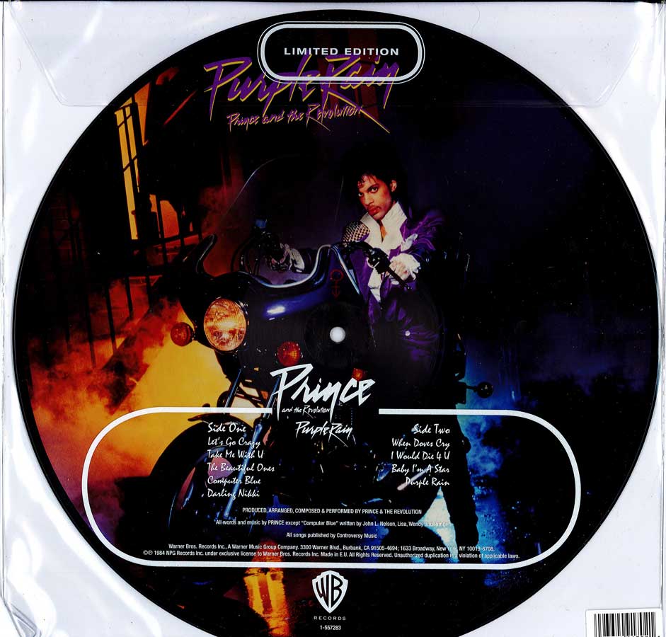 Purple rain (picture disc) - Warner