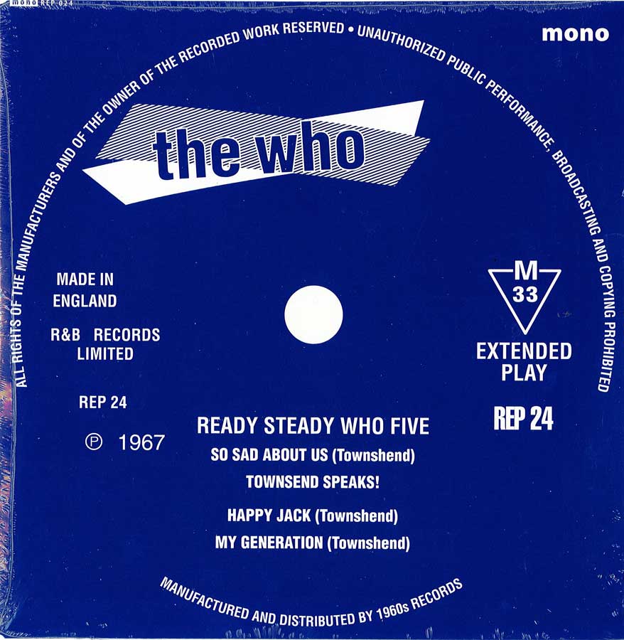 Ready Steady Who Five - 1960s records